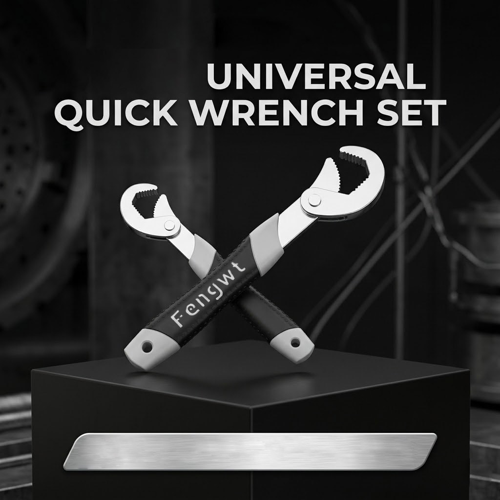 Pipe Wrench Adjustable - Универсальный регулируемый ключ из высокоуглеродистой стали