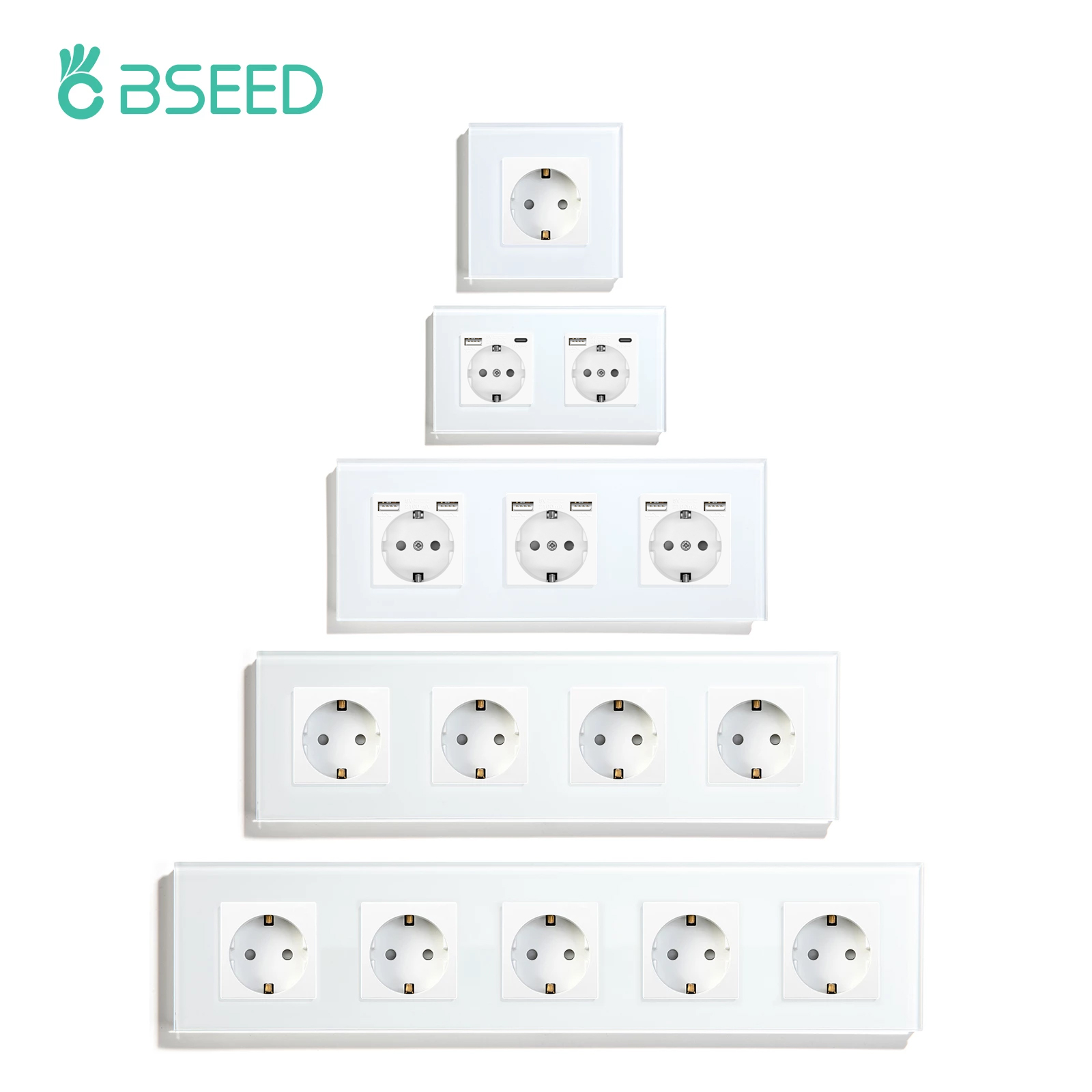Home Improvement Outlet - Электрическая настенная розетка Bseed EU для