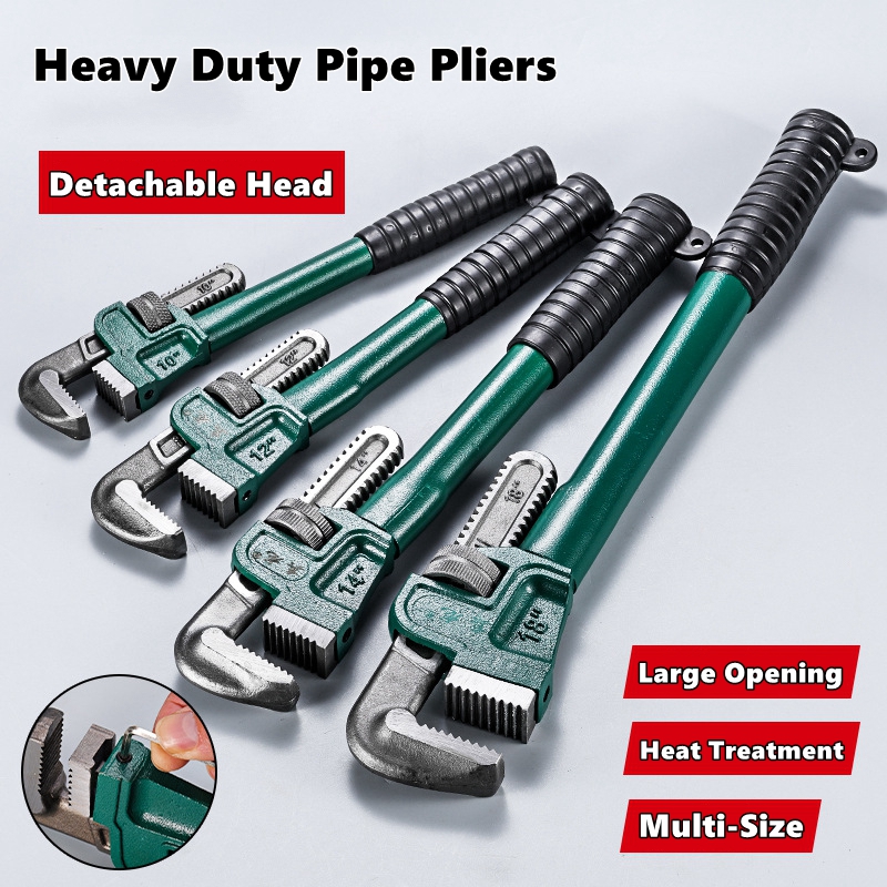 Pipe Wrench Adjustable - Сверхмощный прямой трубный ключ из углеродистой