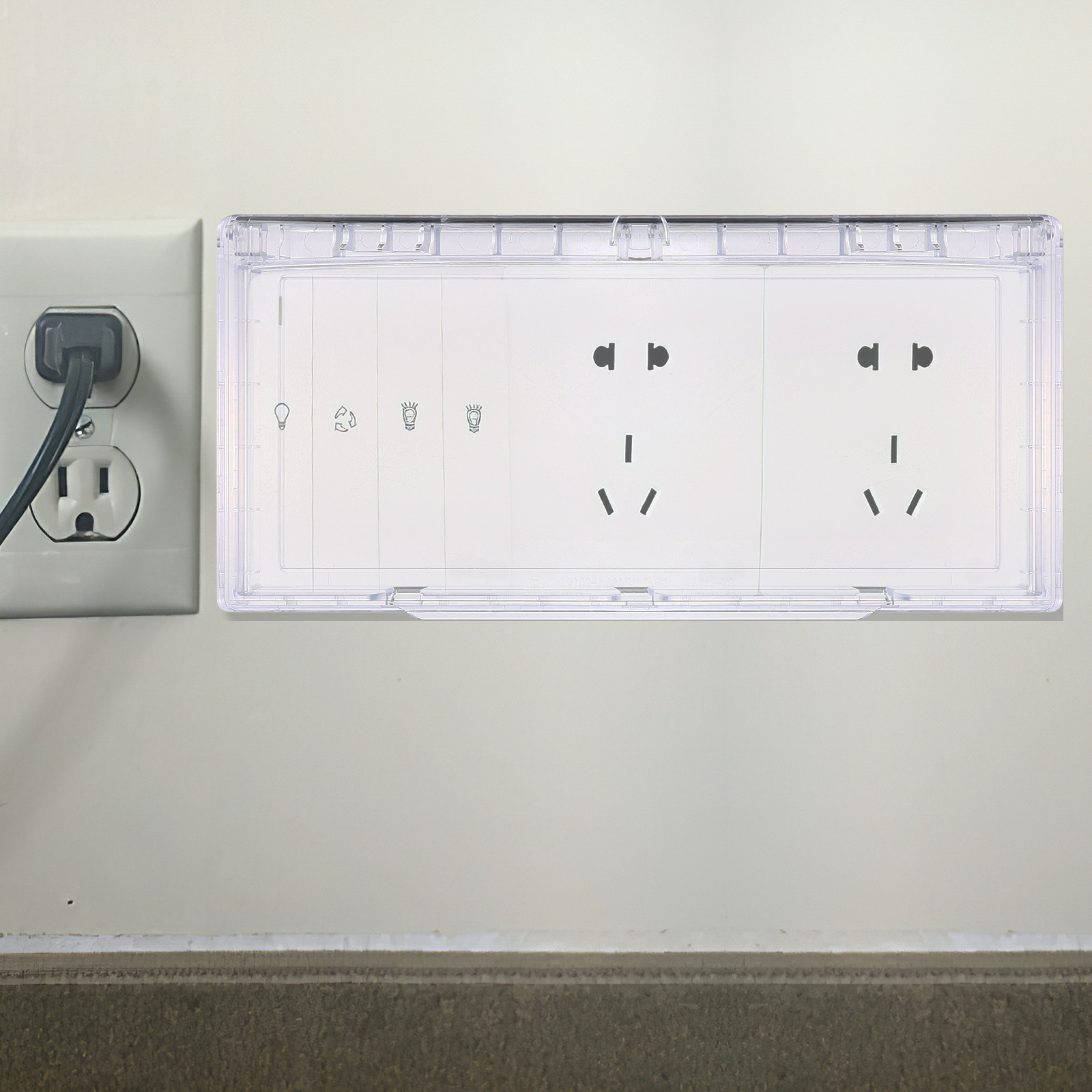Home Improvement Outlet - Водонепроницаемая крышка для уличной розетки на