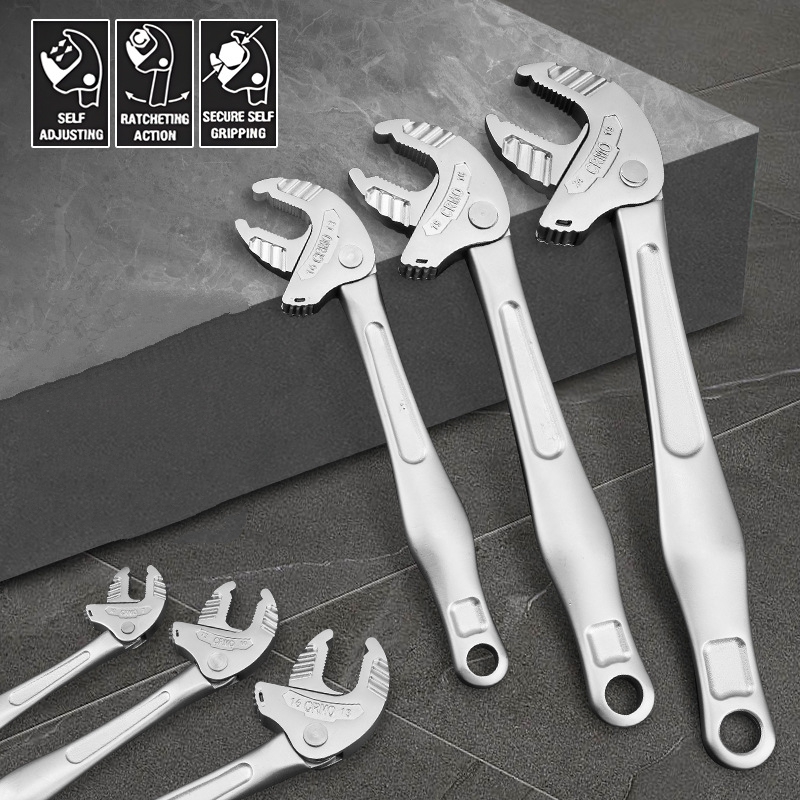 Pipe Wrench Adjustable - Многофункциональный самозажимной ключ-клещи с регулируемой трещоткой