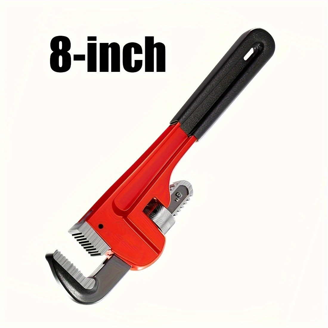 Pipe Wrench Adjustable - 8/10/12-дюймовый усиленный регулируемый прямой трубный ключ,