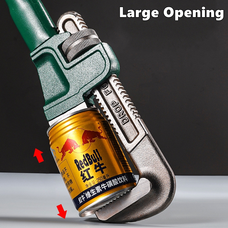 Сверхмощный прямой трубный клю – обзор и цена Pipe Wrench Adjustable