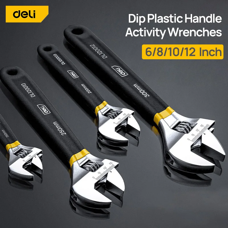 Разводной гаечный ключ Deli, а – обзор и цена Pipe Wrench Adjustable