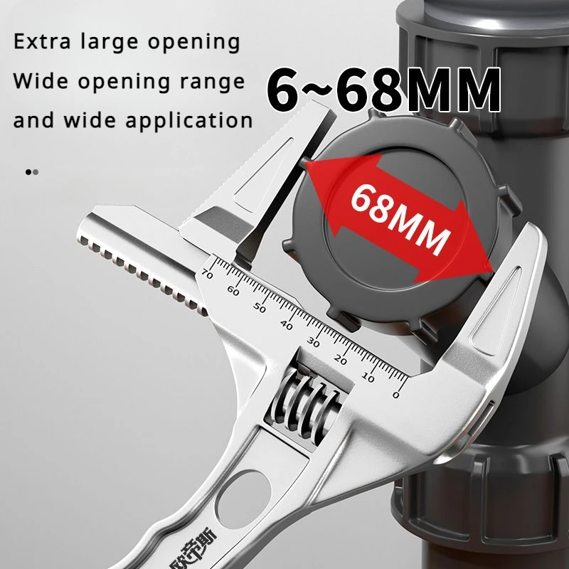 Многофункциональный разводной  – обзор и цена Pipe Wrench Adjustable