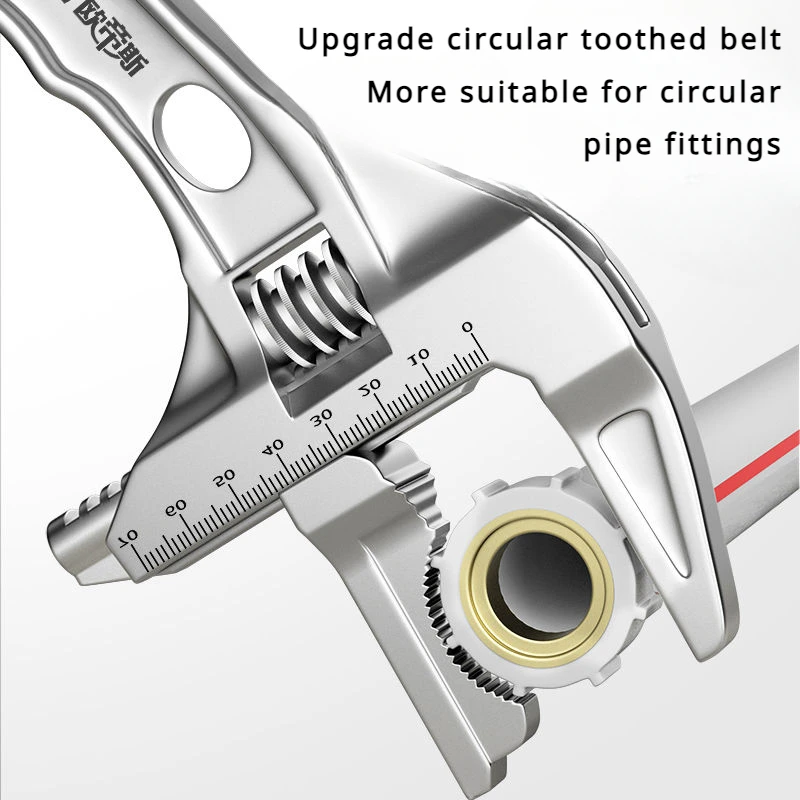 Многофункциональный разводной  – обзор и цена Pipe Wrench Adjustable