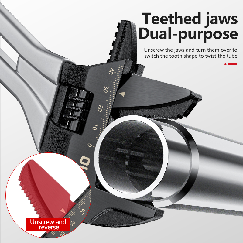 Регулируемый большой открытый  – обзор и цена Pipe Wrench Adjustable
